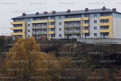 Uroczystosc przekazania mieszkan nowym lokatorom w...