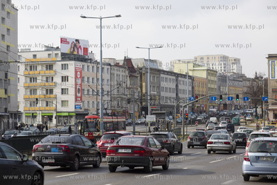 Gdańsk. Skrzyżowanie Alei Grunwaldzkiej z ulicami...