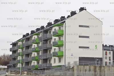 Uroczystość wręczenia kluczy lokatorom budynków...