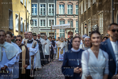 Gdańsk. Cenytralna procesja Bożego Ciała.
30.05.2024
fot....