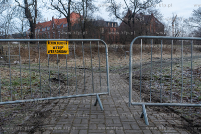 Rewitalizacja Opływu Motławy. 03.02.2023 fot. Paweł...