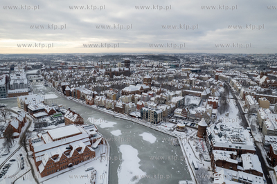 Zima w Gdańsku. Panorama Głównego Miasta. 12.01.2026...