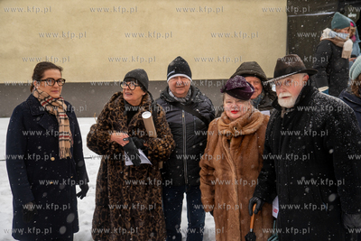 Gdansk. Morena. Odsłonięcie tablicy upamiętniającej...