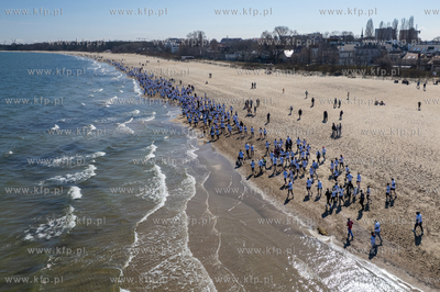 Gdańsk Brzeźno. Impreza Gdańsk Biega i Wybiera Zdrowie...