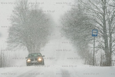 Zima na drogach. 30.01.2021 / fot. Anna Rezulak