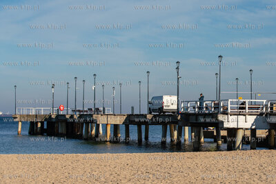 Remont mola w Gdańsku Brzeźnie. 25.10.2021 fot. Anna...