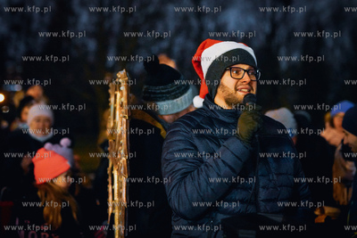 Gdańsk Zaspa. Parada świąteczna i odpalenie iluminacji...