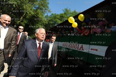 Zachodniopomorskie, Niechorze. Prezydent Lech Kaczynski...