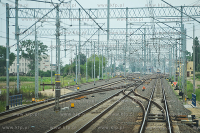 Modernizowana linia kolejowa E-65 Gdynia - Gdansk -...