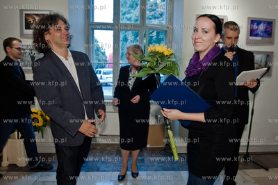 Gdansk. Nadbaltyckie Centrum Kultury. Uroczystosc wreczenia...