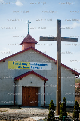 Gdansk. Lostowice. Teren parafi Bl. Jana Pawla II,...