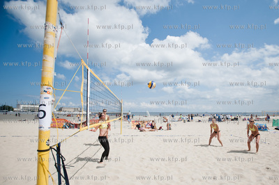 Gdynia. Plaza miejska. Akademicki Puchar Polski w siatkowce...