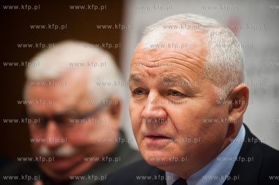 Gdansk. Hotel Radisson Blu. Uroczysta konferencja prasowa,...