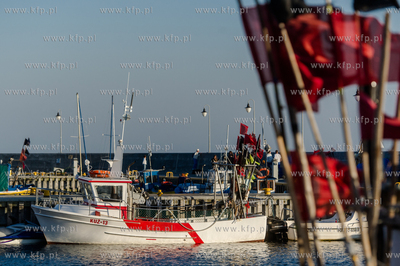 Port rybacki w Kuznicy. 19.08.2015 fot. Mateusz Ochocki...