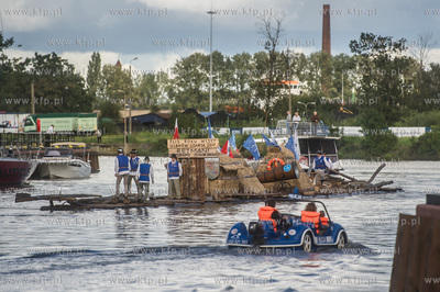 Gdańsk. Przywitanie członków Bractwa Flisackiego...