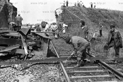 Katastrofa kolejowa na trasie pomiędzy Malborkiem...