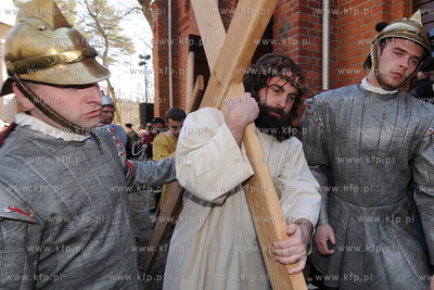 W scenerii Kaszubskiej Golgoty zostala odegrana Inscenizacja...