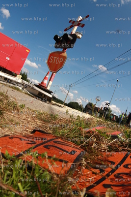 Mosty kolo Leborka. Pociag SKM uderzyl w cysterne....