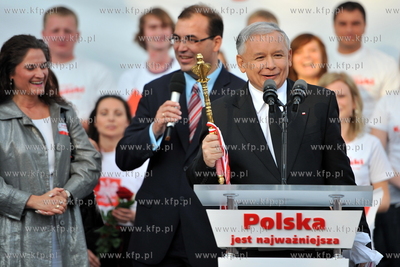 Final Kampanii prezydenckiej Jaroslawa Kaczynskiego...