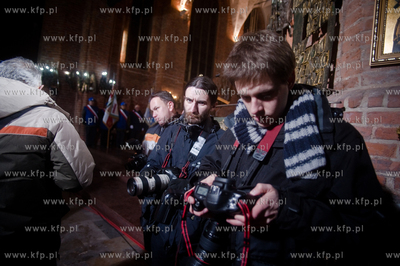 Obchody Grudnia70. Msza swieta  w Bazylice Sw. Brygidy...