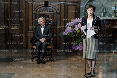 Gdansk. Dwor Artusa. Wreczenie nagrod w plebiscycie...