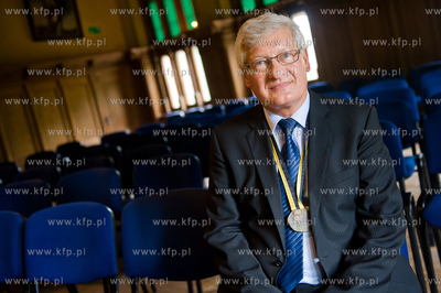 Gdansk. Ratusz Staromiejski. Wreczenie Medali Stolema...