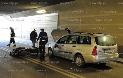 Sopot. Ulica Grunwaldzka - tunel pod Placem Przyjaciol...