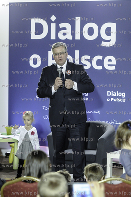 Zamek Gniew. Spotkanie Prezydenta Bronislawa Komorowskiego...