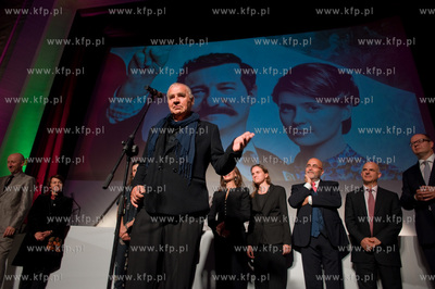 Pierwszy oficjalny polski pokaz filmu Andrzeja Wajdy...