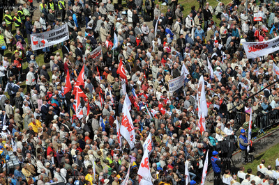 Gdansk. Plac Solidarnosci. Obchody 20 rocznicy obalenia...