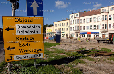 Gdansk. Przebudowa i remont ul. Waly Jagiellonskie...