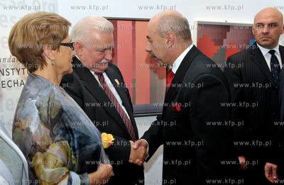 70 urodziny Lecha Walesy w oliwskim Palacu Opatow w...