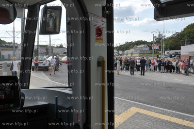 Pierwszy przejazd tramwaju nowa linią na trasie Siedlce...