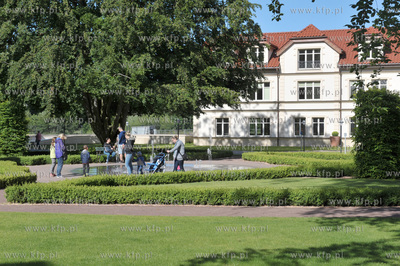 Viva Oliva swieto gdanskiej dzielnicy Oliwa. Spacerowicze...