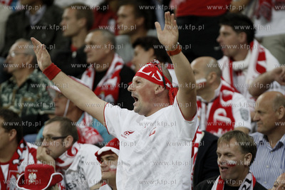 Gdansk. Stadion pilkarski PGE Arena. Mecz towarzyski...