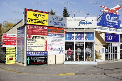 Reklamy firm handlowych, produkcyjnych i uslugowych...