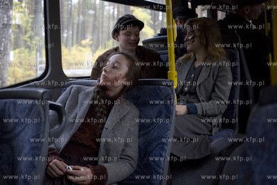 Lasy piaśnickie koło WejherowaPlan zdjęciowy filmu...