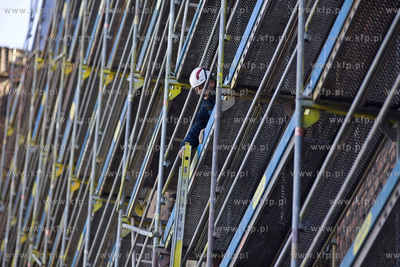 Rozpoczął sie remont Bazyliki Mariackiej w Gdańsku.24.03.2017fot....