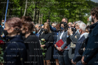 Cmentarz Srebrzysko. Pogrzeb pierwszego demokratycznie...