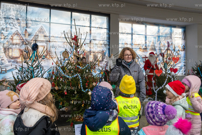 Sopot. Zapalenie światełek na ustrojonych przez dzieci...