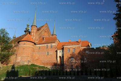 Frombork, Wzgorze Katedralne. Gotycka katedra pw. Wniebowziecia...