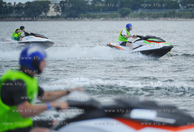 Plaza w Gdansku - Brzeznie . Jetskirace - Mistrzostwa...