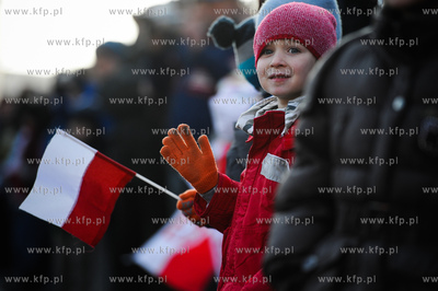 Gdansk. Parada z okazji 93 rocznicy odzyskania przez...