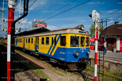 Gdansk. Dworzec Glowny PKP. Pociag elektryczny Szybkiej...