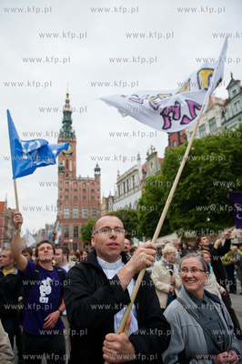 Gdansk. Czternasta edycja akcji Katolicy na Ulicy organizowanej...