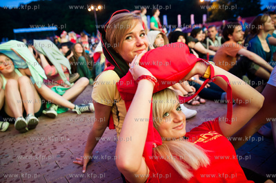 Gdansk. Fanzone - Strefa Kibica. Relacja meczu Mistrzostw...