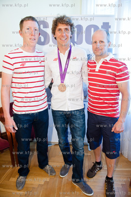 Sopot. Urzad Miasta. Spotkanie z olimpijczykiem Przemyslawem...