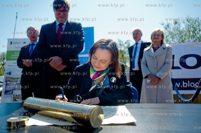 Gdansk. Batycki Kampusu Uniwersytetu Gdanskiego. Uroczystosc...