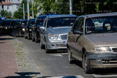 Gdansk. Skrzyzowanie Huciska oraz Walow Jagiellonskich.
02.07.2015
fot....