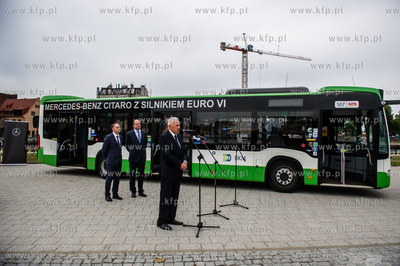 Gdansk. Olowianka. Uroczystosc podpisania umowy na...